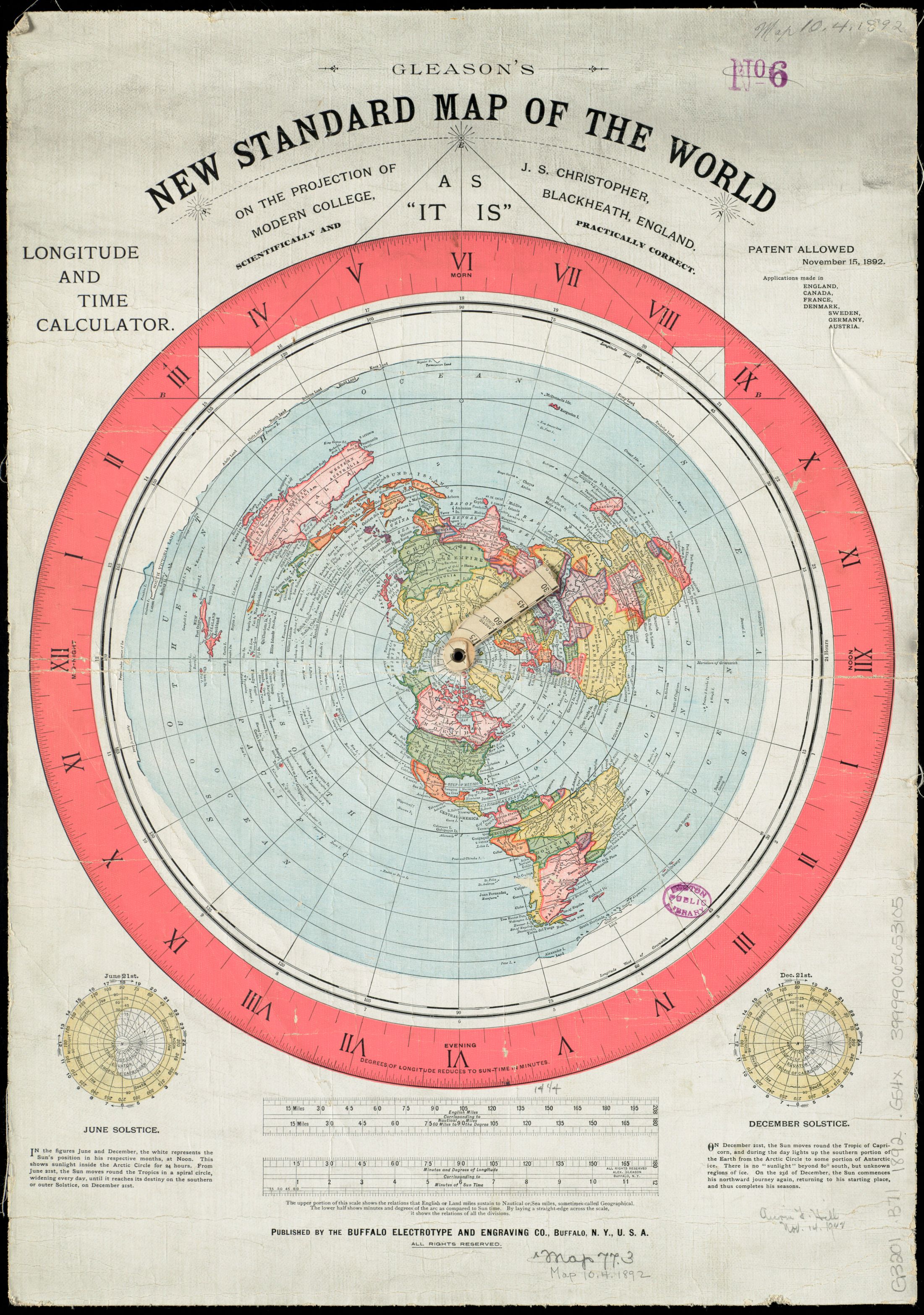 Gleason’s 1892 map, an authentic historical artifact with a disputed geographic interpretation