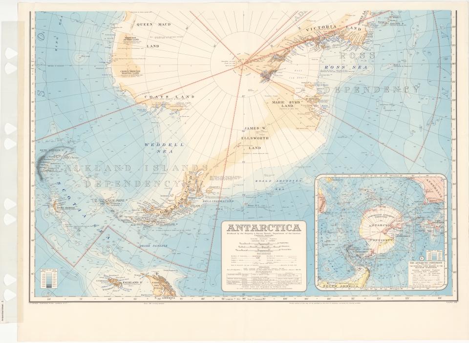 Bayliss Antarctica Sheet 1 — actual institutional image